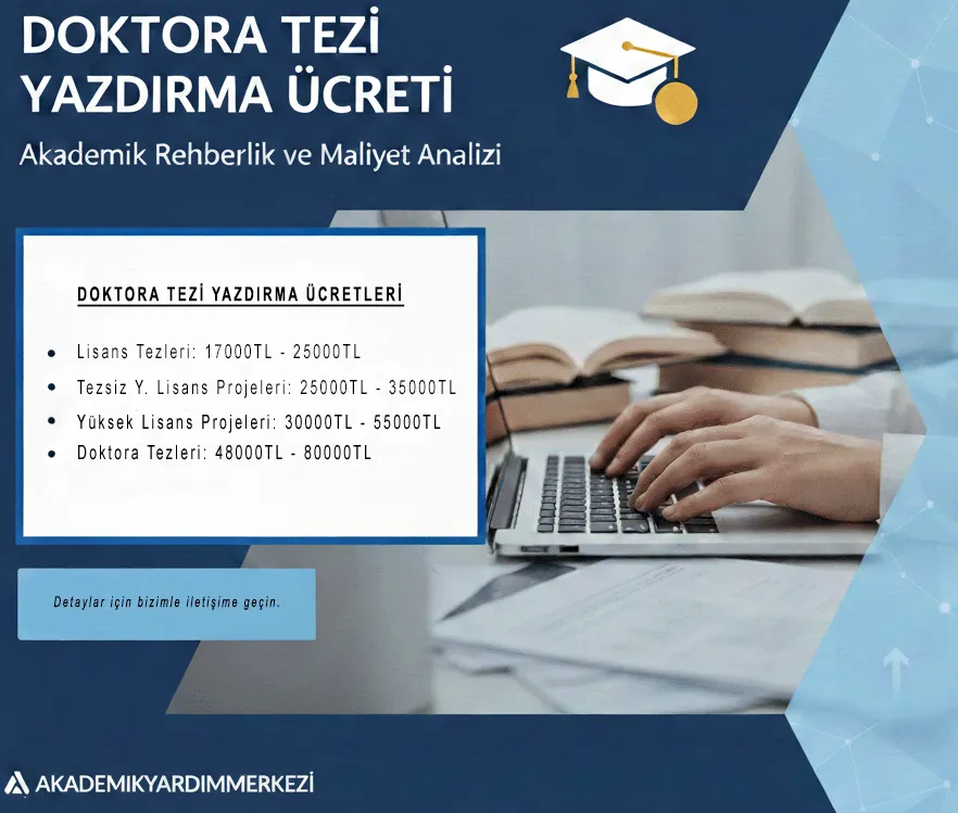 Doktora tezi yazdırma ücretleri